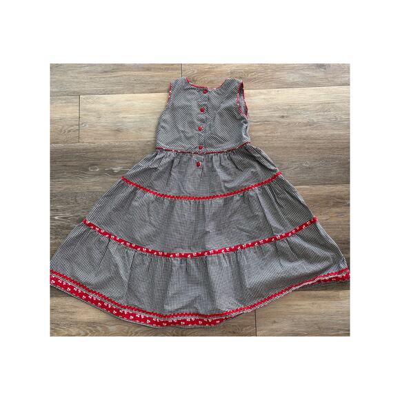 Strasburg Girls Black/white Dress — Size 7Y - Picture 2 of 7
